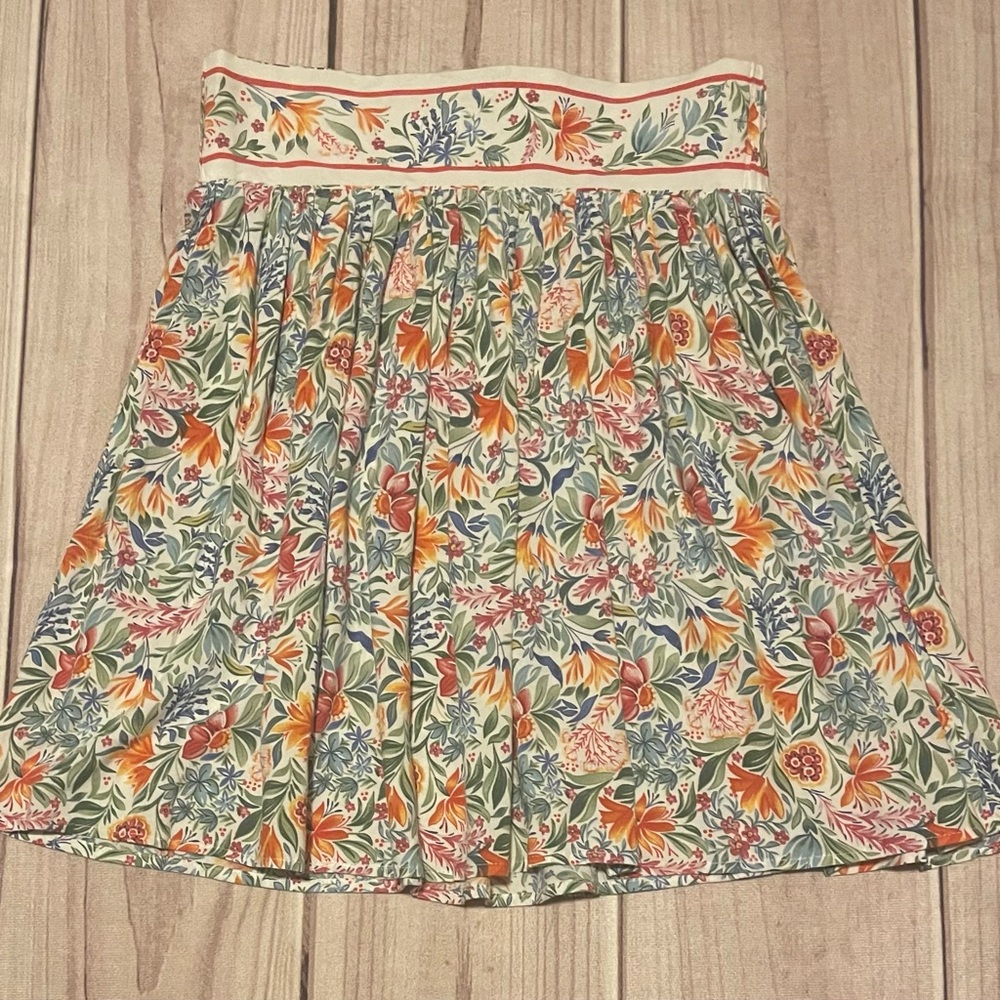 Rachel Zoe Size XS Floral Flowered Flowy Mini Skirt Elastic Waist